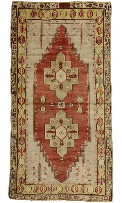 4 x 8 Vintage Oushak Rug 50643