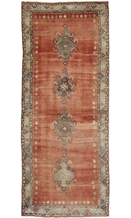 4 x 11 Vintage Oushak Rug 50768