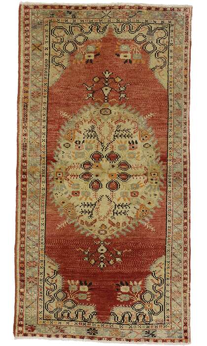 3 x 6 Vintage Oushak Rug 50911