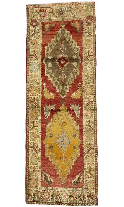 4 x 10 Vintage Oushak Rug 50926