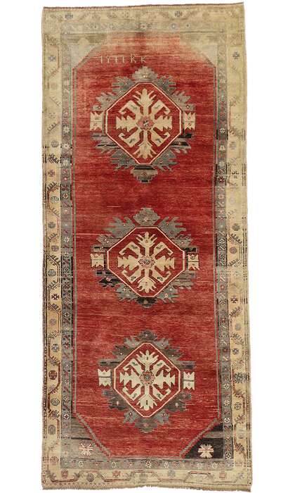 5 x 12 Vintage Oushak Rug 51383