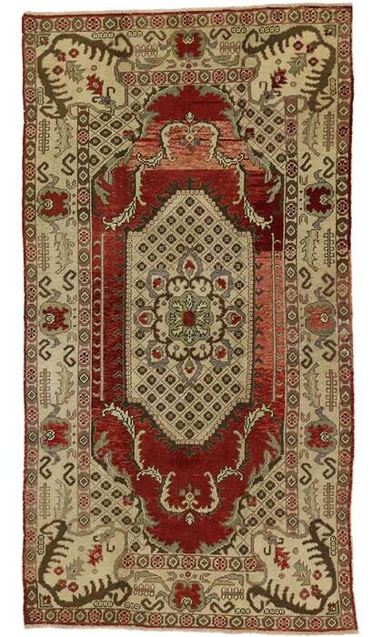 5 x 9 Vintage Oushak Rug 51394