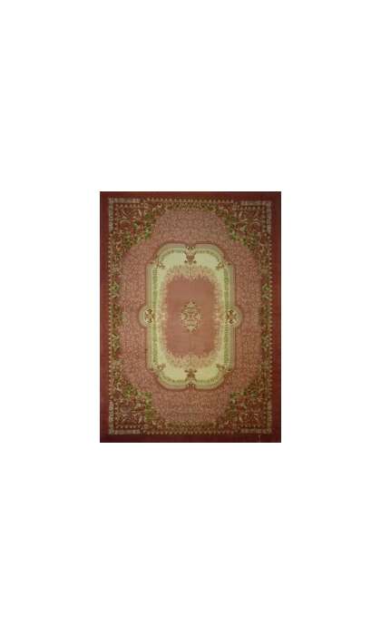 10 x 14 Antique Machine Made Aubusson Rug 70488