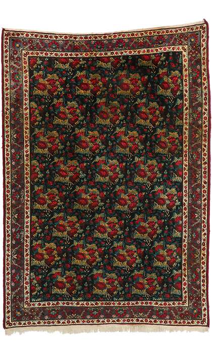 7 x 9 Vintage Bijar Rug 70551