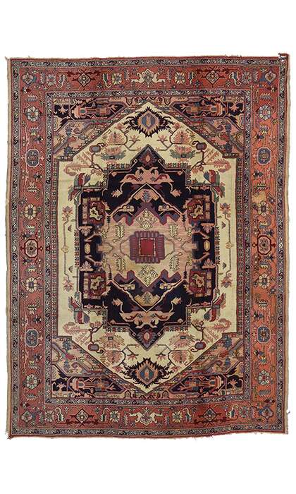 8 x 11 Antique Eur Hook Rug 70713