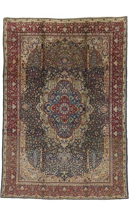 7 x 10 Antique Agra Rug 71743