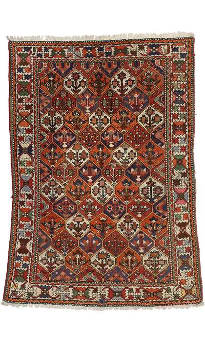 7 x 10 Vintage Bakhtiari Rug 71854