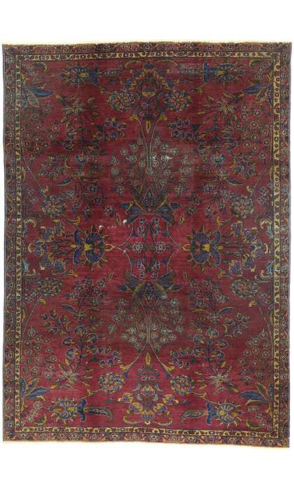 7 x 9  Antique Indian Rug 71879