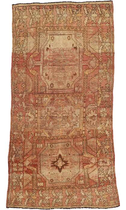 6 x 13 Antique Oushak Rug 72623