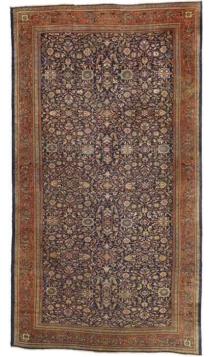 13 x 23 Antique Sultanabad Rug 72909