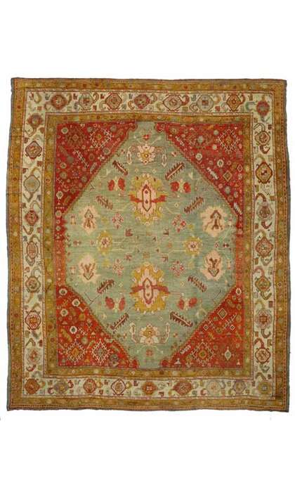 16 x 19 Antique Oushak Rug 73047