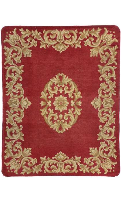 6 x 8 Antique Savonnerie Rug 73073