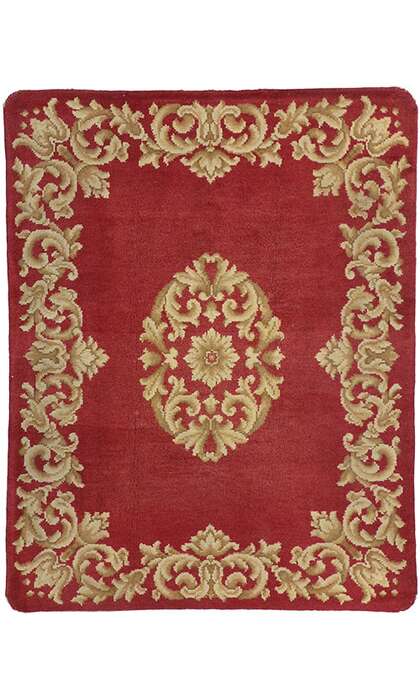 6 x 8 Antique Savonnerie Rug 73073