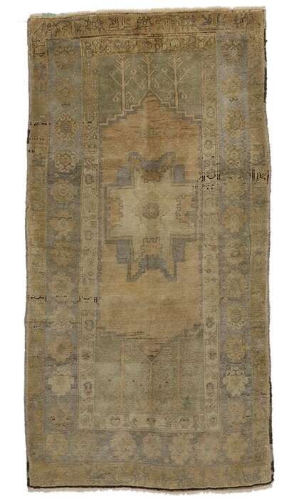 4 x 7 Vintage Oushak Rug 73638