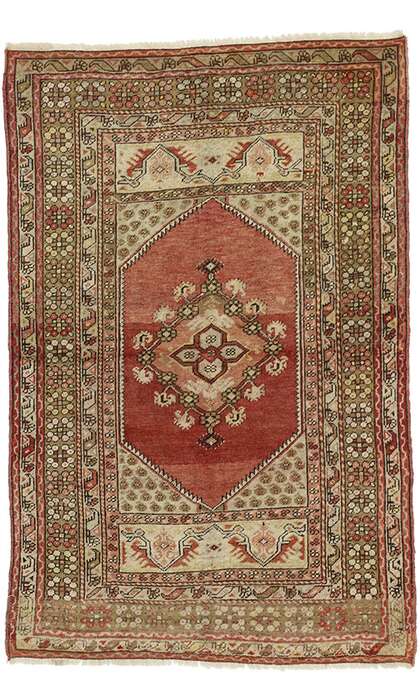 3 x 5 Vintage Oushak Rug 73645