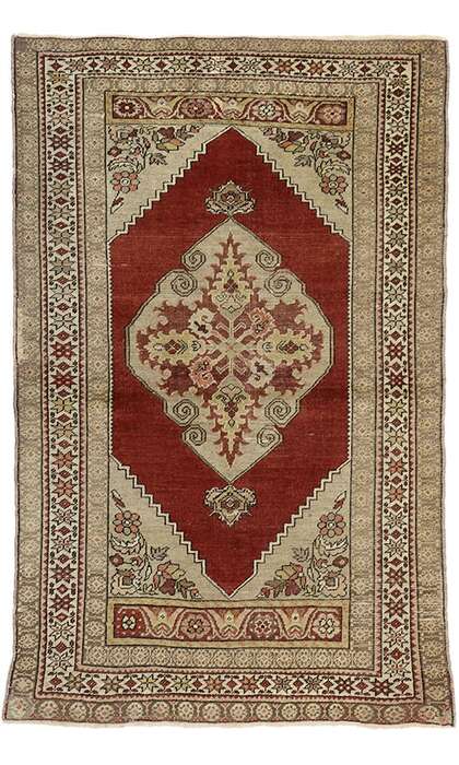 3 x 5 Vintage Oushak Rug 73649