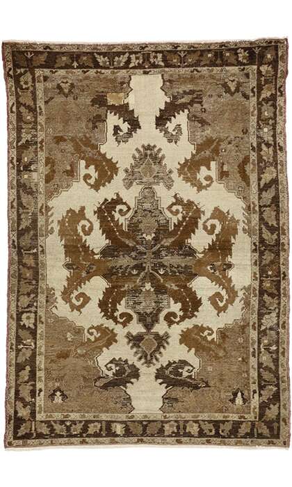 5 x 7 Vintage Oushak Rug 73661