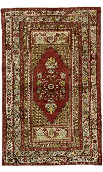 3 x 5 Vintage Oushak Rug 73841