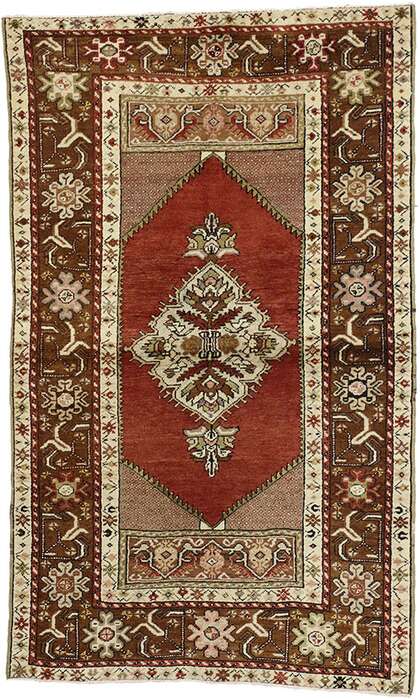 3 x 6 Vintage Oushak Rug 73862