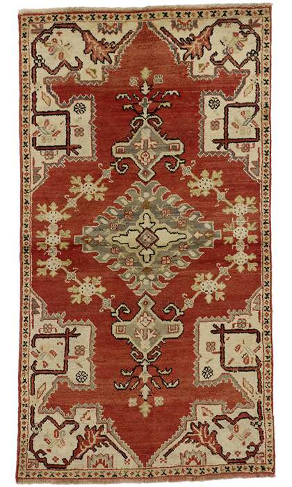 3 x 6 Vintage Oushak Rug 73934