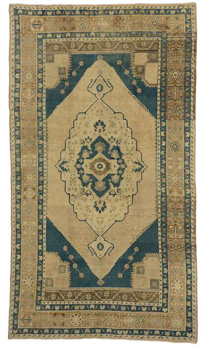 5 x 10 Vintage Oushak Rug 74103