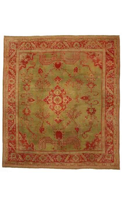 14 x 16 Antique Oushak Rug 74173