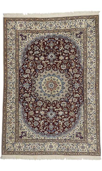 7 x 9 Vintage Nain Rug 74241