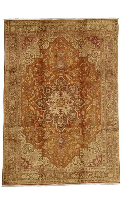 7 x 10 Vitnage Tabriz Rug 74302