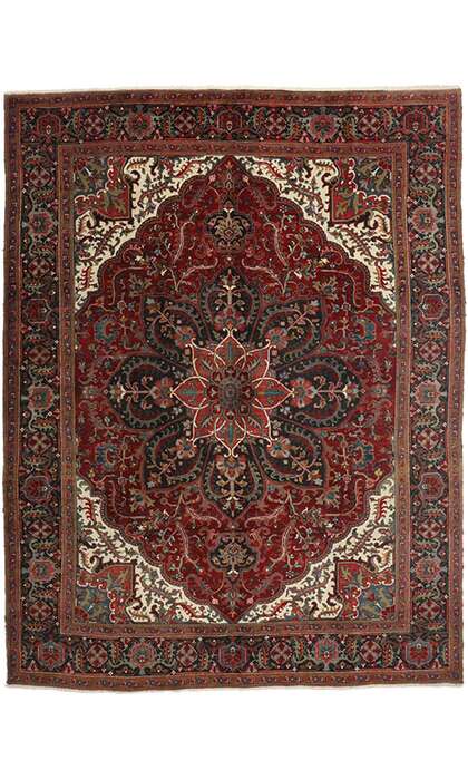 10 x 13 Heriz Rug 74497