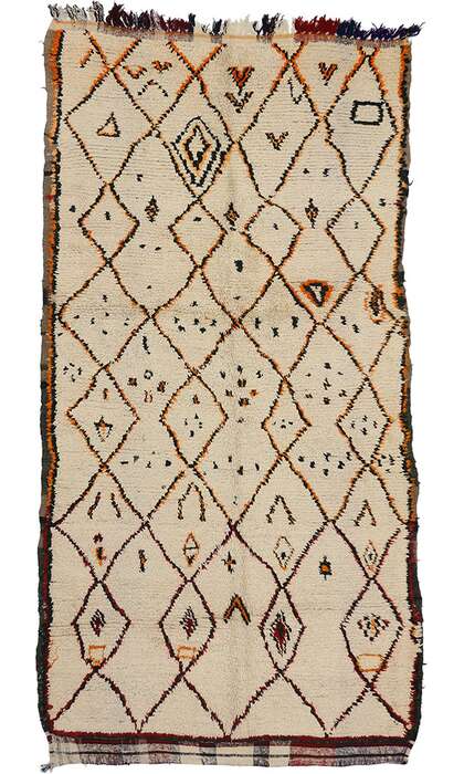 5 x 10 Vintage Moroccan Rug 74539