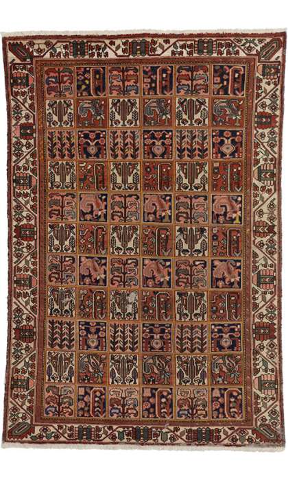 6 x 10 Vintage Bakhtiari Rug 74579