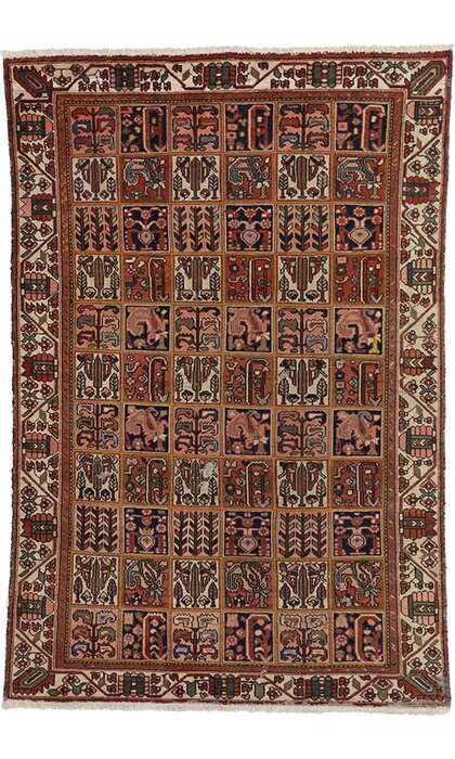 6 x 10 Vintage Bakhtiari Rug 74579