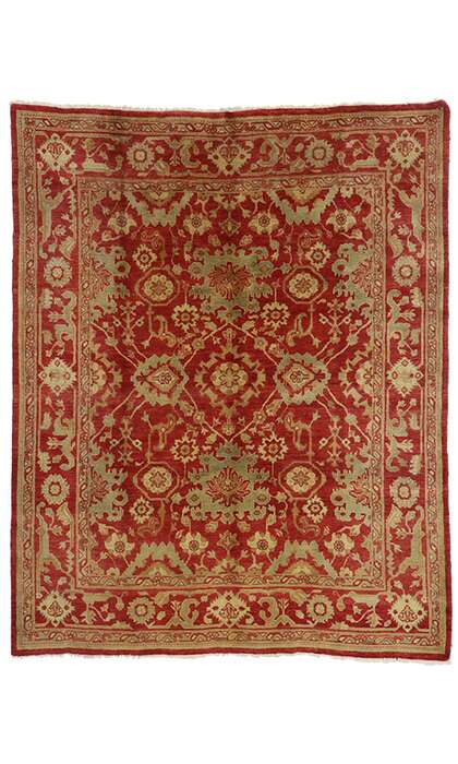 8 x 10 Vintage Oushak Rug 74643