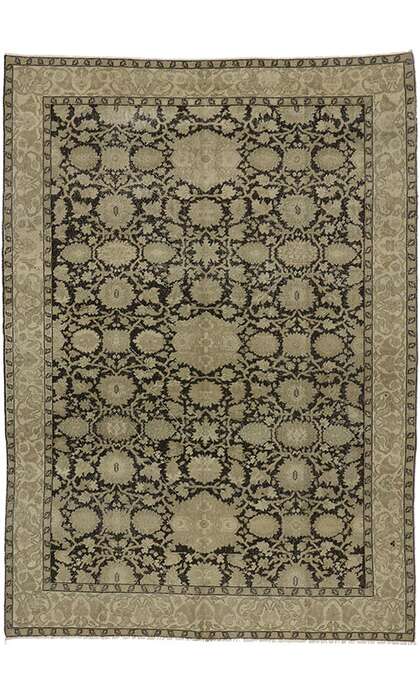 8 x 11 Vintage Agra Rug 74661