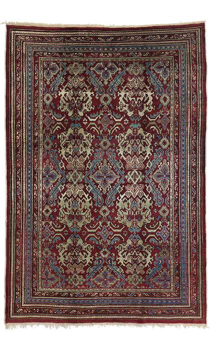 6 x 9 Antique Agra Rug 74672