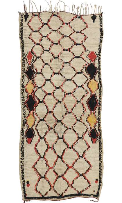 4 x 8 Vintage Moroccan Rug 74760