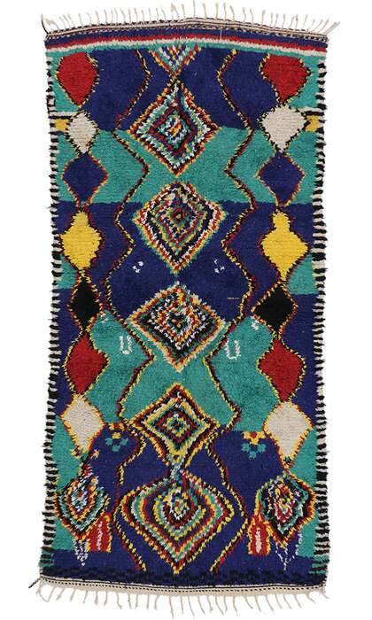 4 x 8 Vintage Moroccan Rug 74765