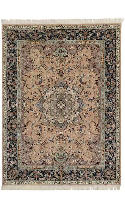 9 x 12 Vintage Tabriz Rug 74838