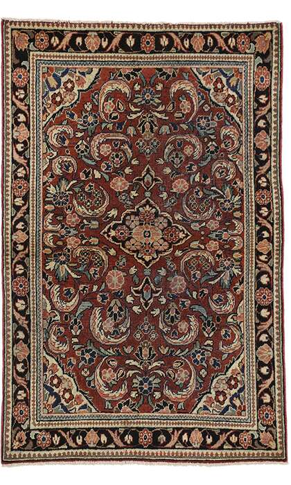 4 x 7 Vintage Mahal Rug 75187