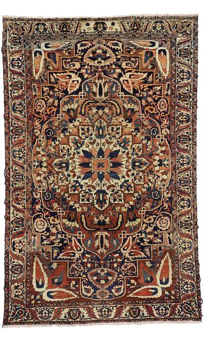 7 x 11 Vintage Bakhtiari Rug 75264