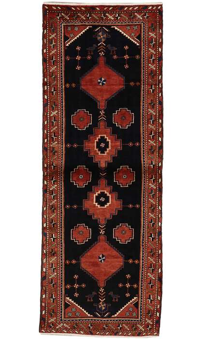 4 x 10 Antique Hamadan Rug 75359