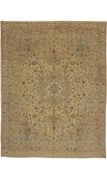 10 x 13 Vintage Mashad Rug 75890