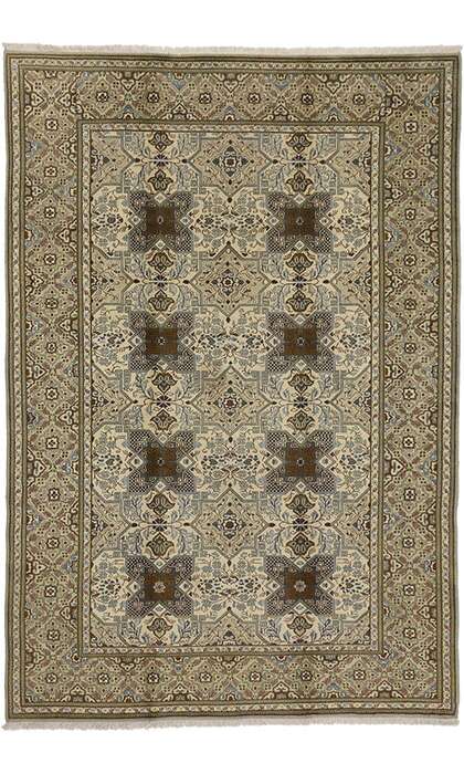 7 x 10 Vintage Tabriz Rug 75964