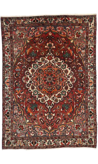 7 x 10 Vintage Bakhtiari Rug 76142