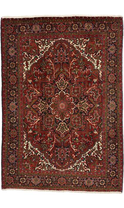 7 x 10 Vintage Heriz Rug 76165