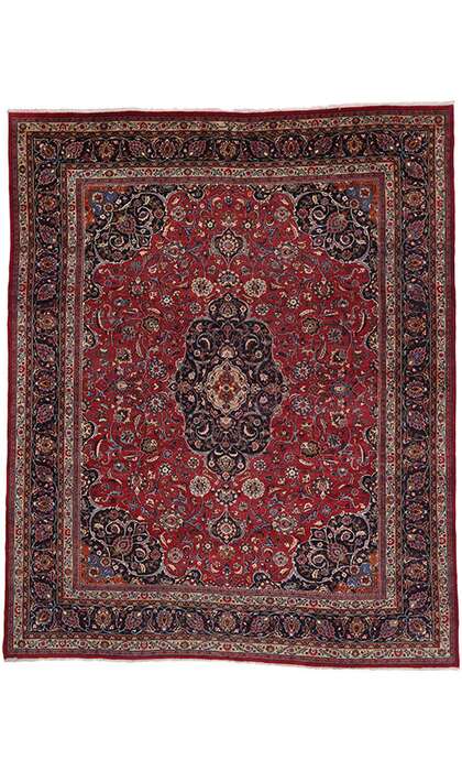 11 x 14 Vintage Mashad Rug 76216