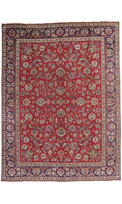 10 x 13 Vintage Tabriz Rug 76262