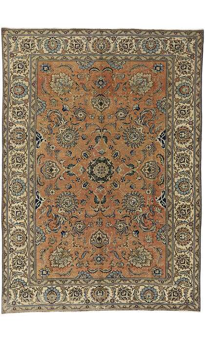 8 x 11 Vintage Tabriz Rug 76284