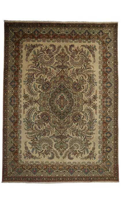 10 x 13 Vintage Tabriz Rug 76285