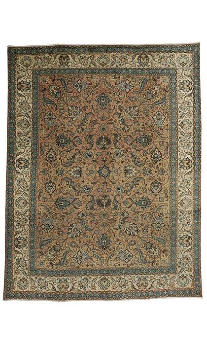 9 x 12 Vintage Tabriz Rug 76289